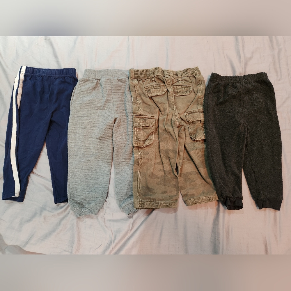 4 pairs of nice  toddler 24 month pants